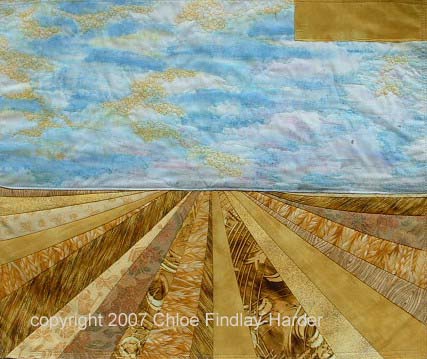 prairie sky original art quilt by chloe findlay-harder
